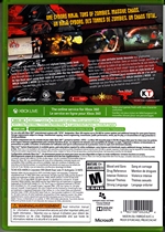 Xbox 360 Yaiba Ninja Gaiden Z Back CoverThumbnail
